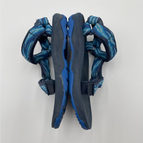 Teva Kid's 11 Hurricane XLT 2 Sandal Delmar Sea Blue Wave 1019390Y Waterproof - Picture 8 of 12